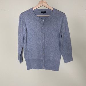 Premise Button Down ¾ sleeve cardigan